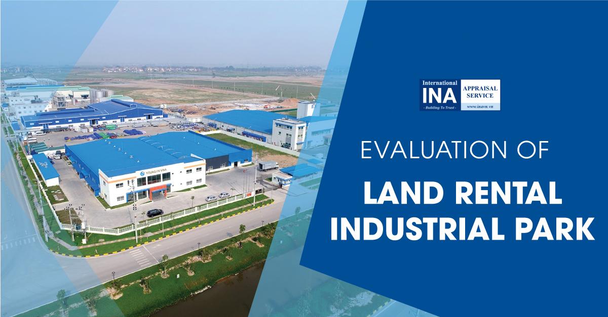 EVALUATION OF LAND RENTAL INDUSTRIAL PARK